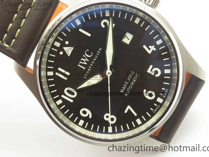 MIROTIME 0310 Practical MARK XVIII ANTOINE DE SAINT EXUPÉRY IW327003 SS MKS 1:1 Best Edition on Brown Leather MIYOTA 7193